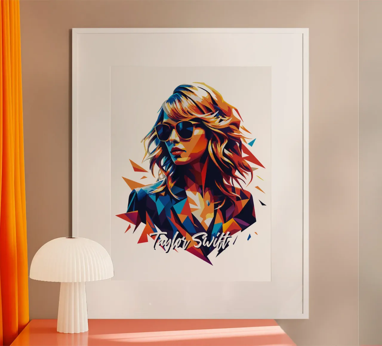 Ritratto di Taylor Swift Pop Art carta hahnemühle da vectorartnesia