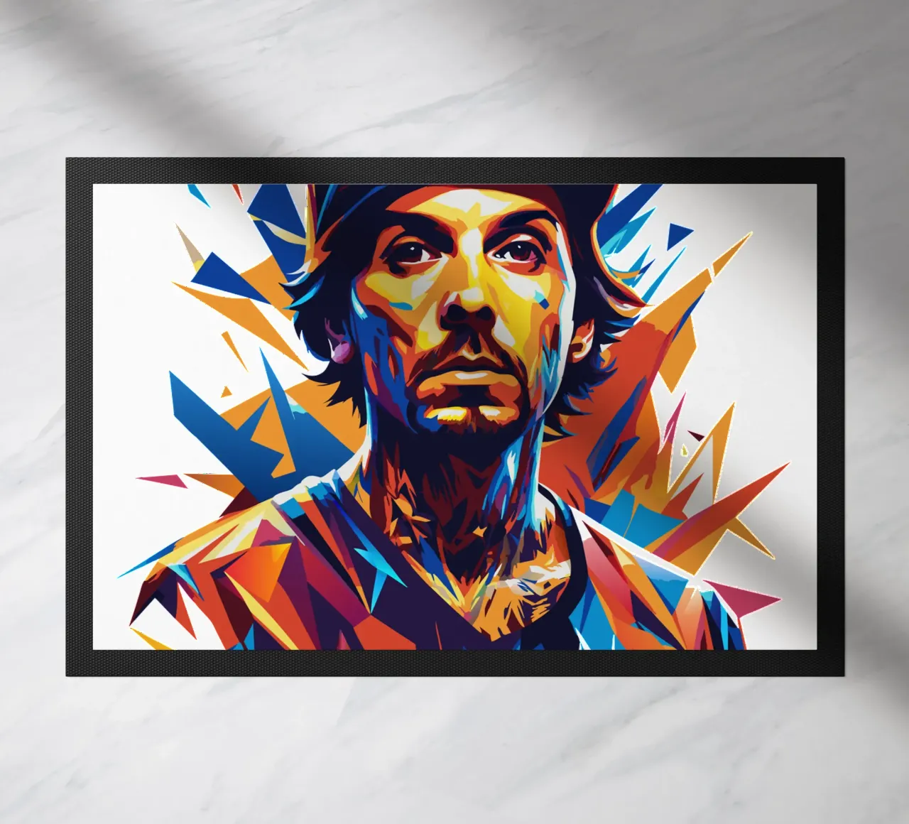 Travis Barker Ritratto Pop Art zerbino da vectorartnesia