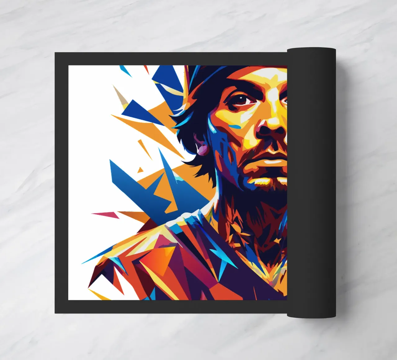 Travis Barker Ritratto Pop Art zerbino da vectorartnesia