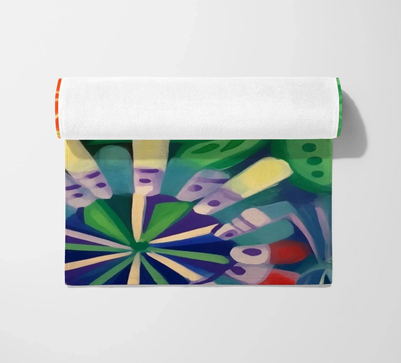 Prairie d'été colorée serviette de plage de Carinaprint