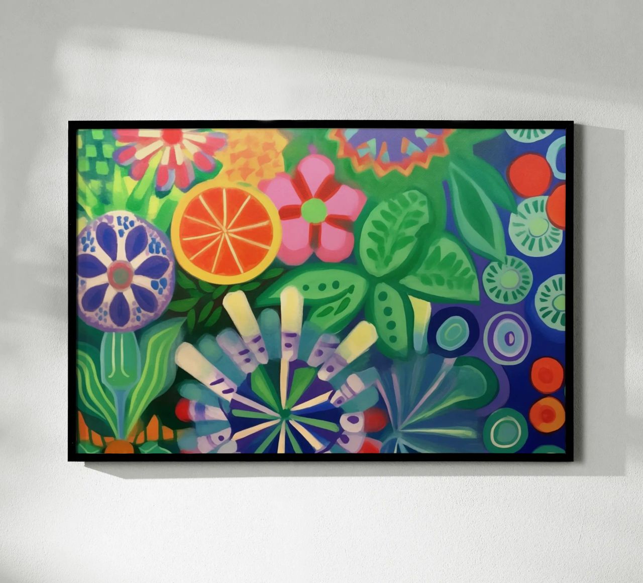 Prairie d'été colorée poster de Carinaprint