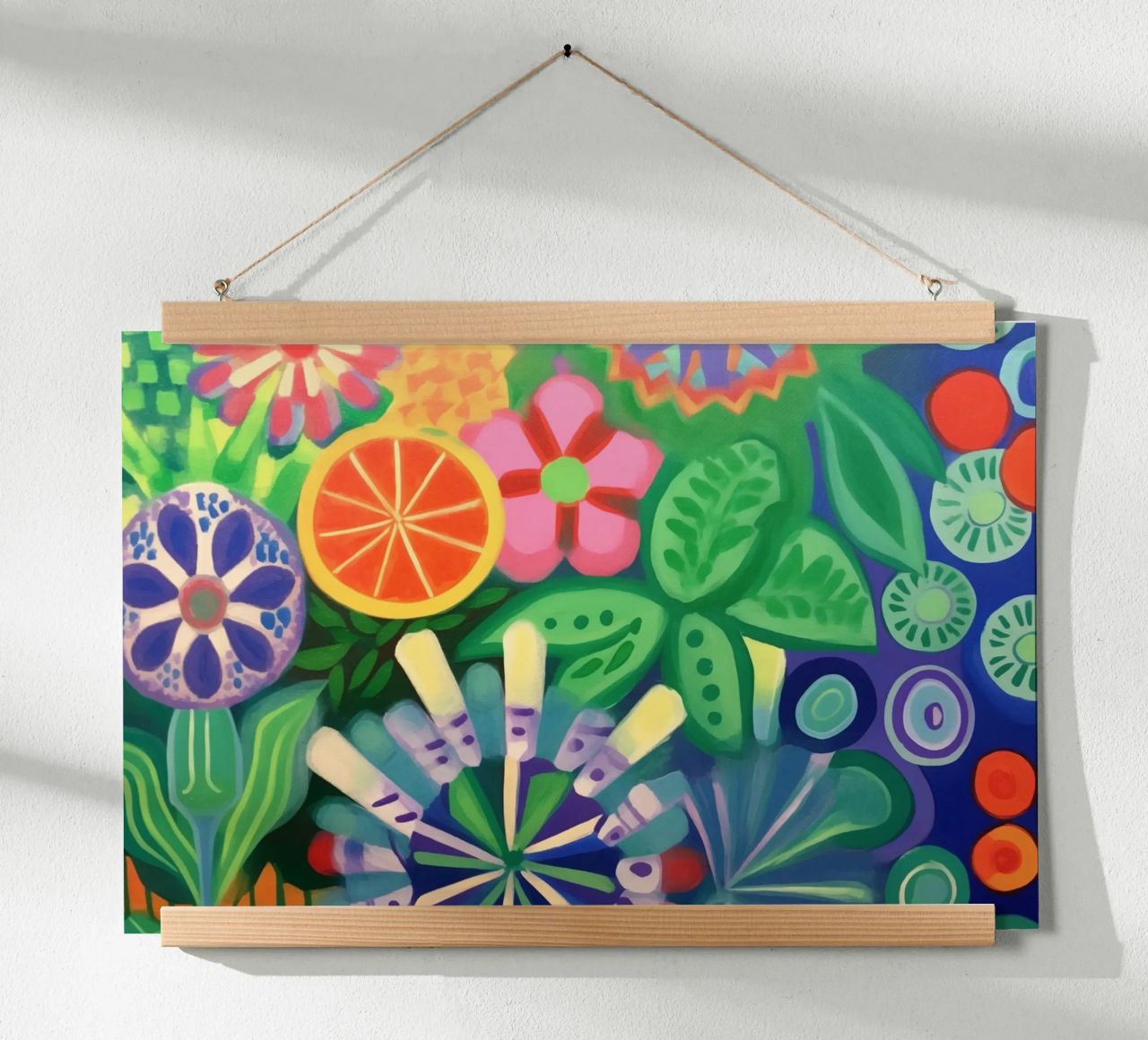 Prairie d'été colorée poster de Carinaprint
