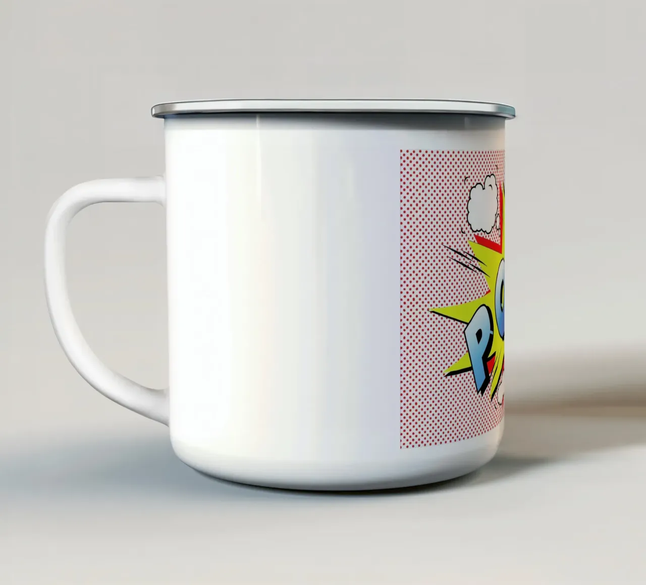 Pow 2 taza de esmalte de Mark Ashkenazi