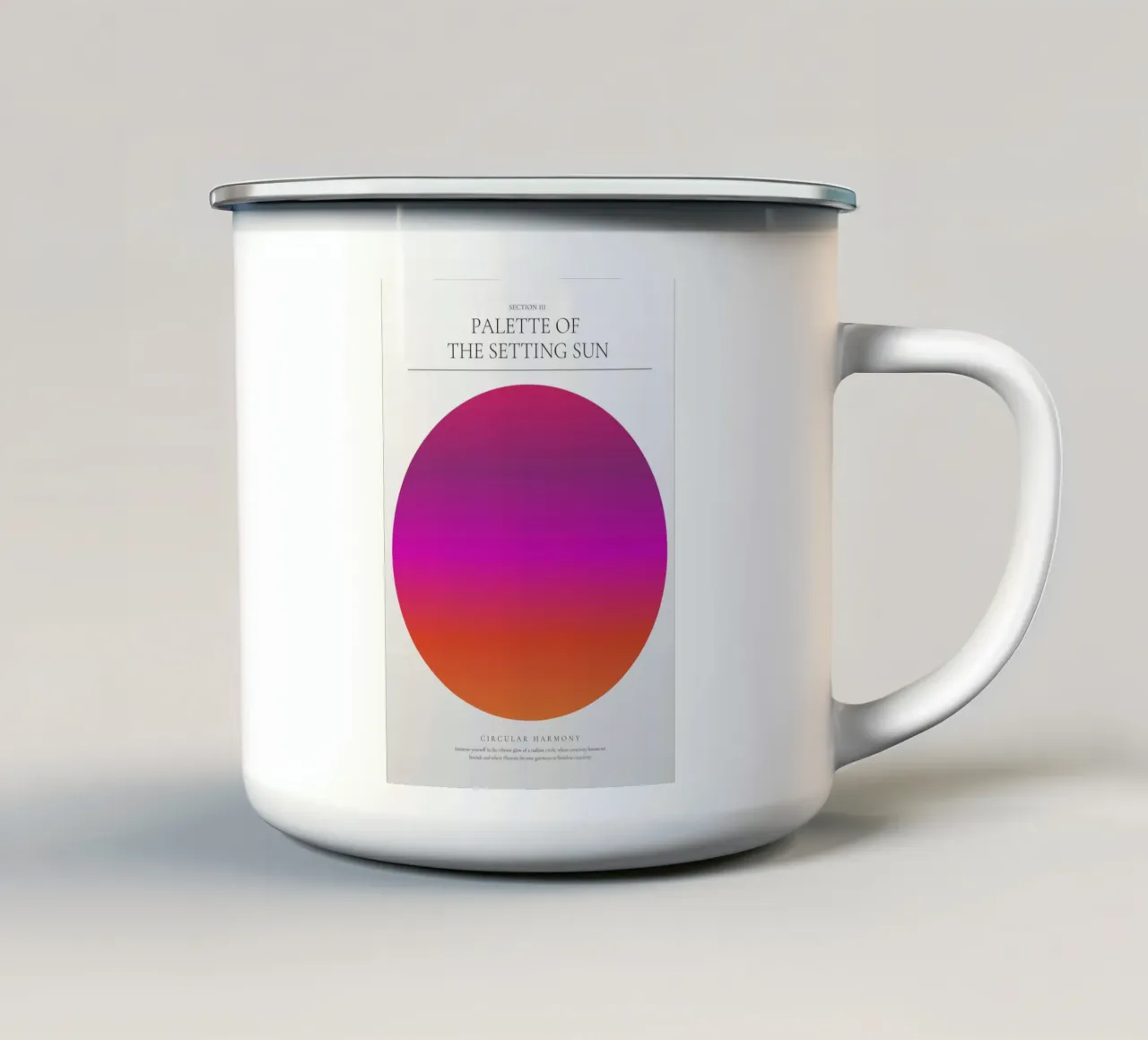 Miraggio enigmatico tazza in smalto da RS LAB STUDIO