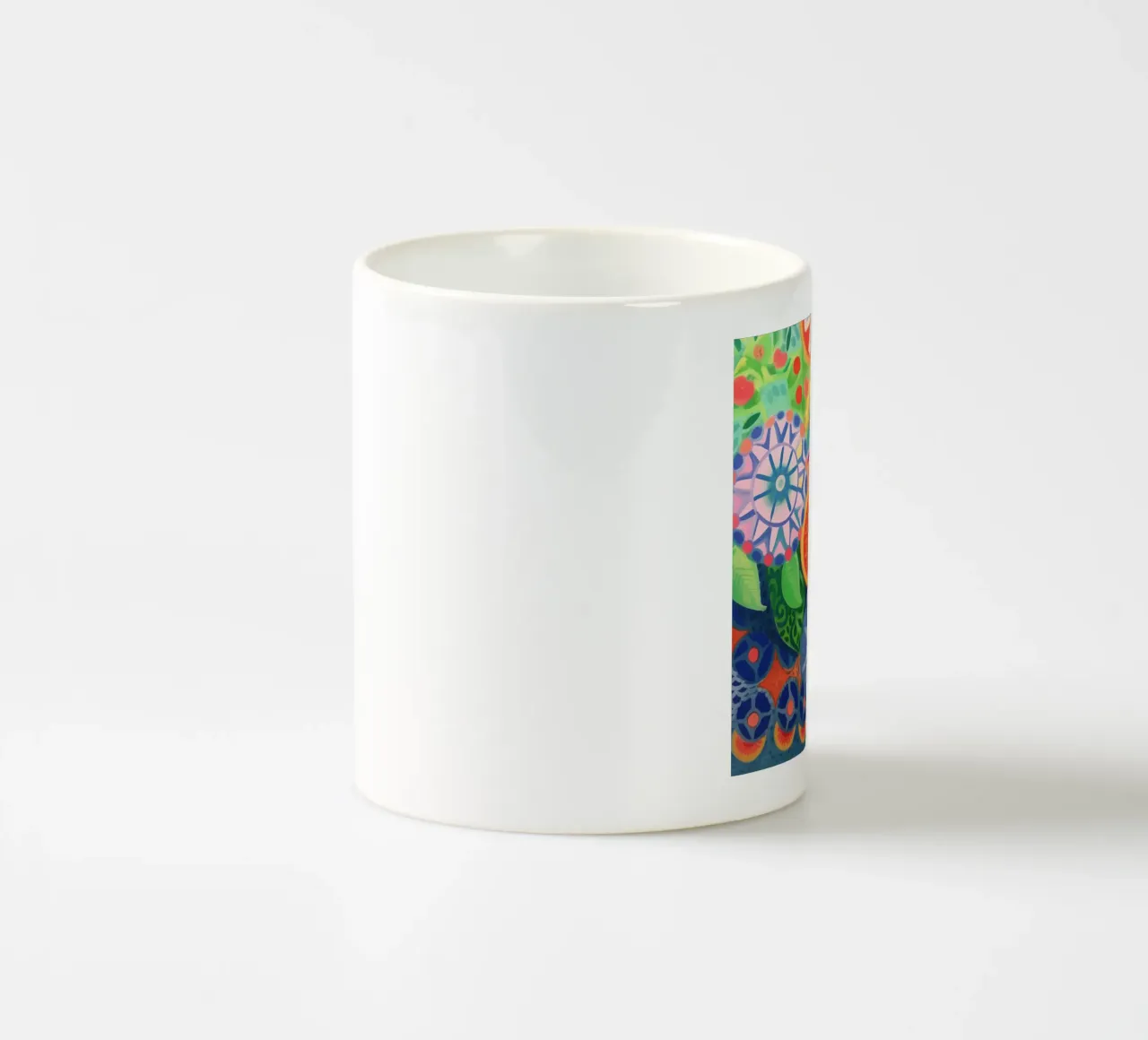 Explosion de fleurs colorées mug en céramique de Carinaprint