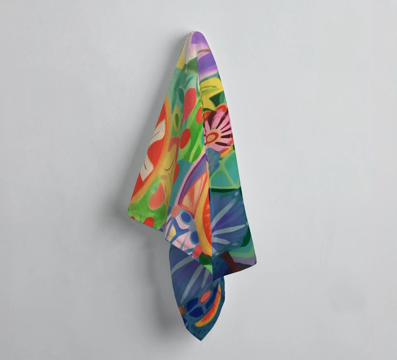 Explosion de fleurs colorées serviette de bain de Carinaprint