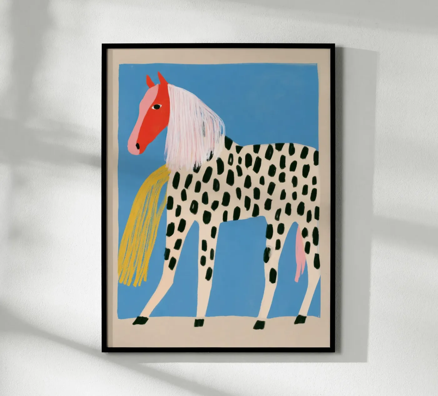 Cavallo maculato poster da Gaite