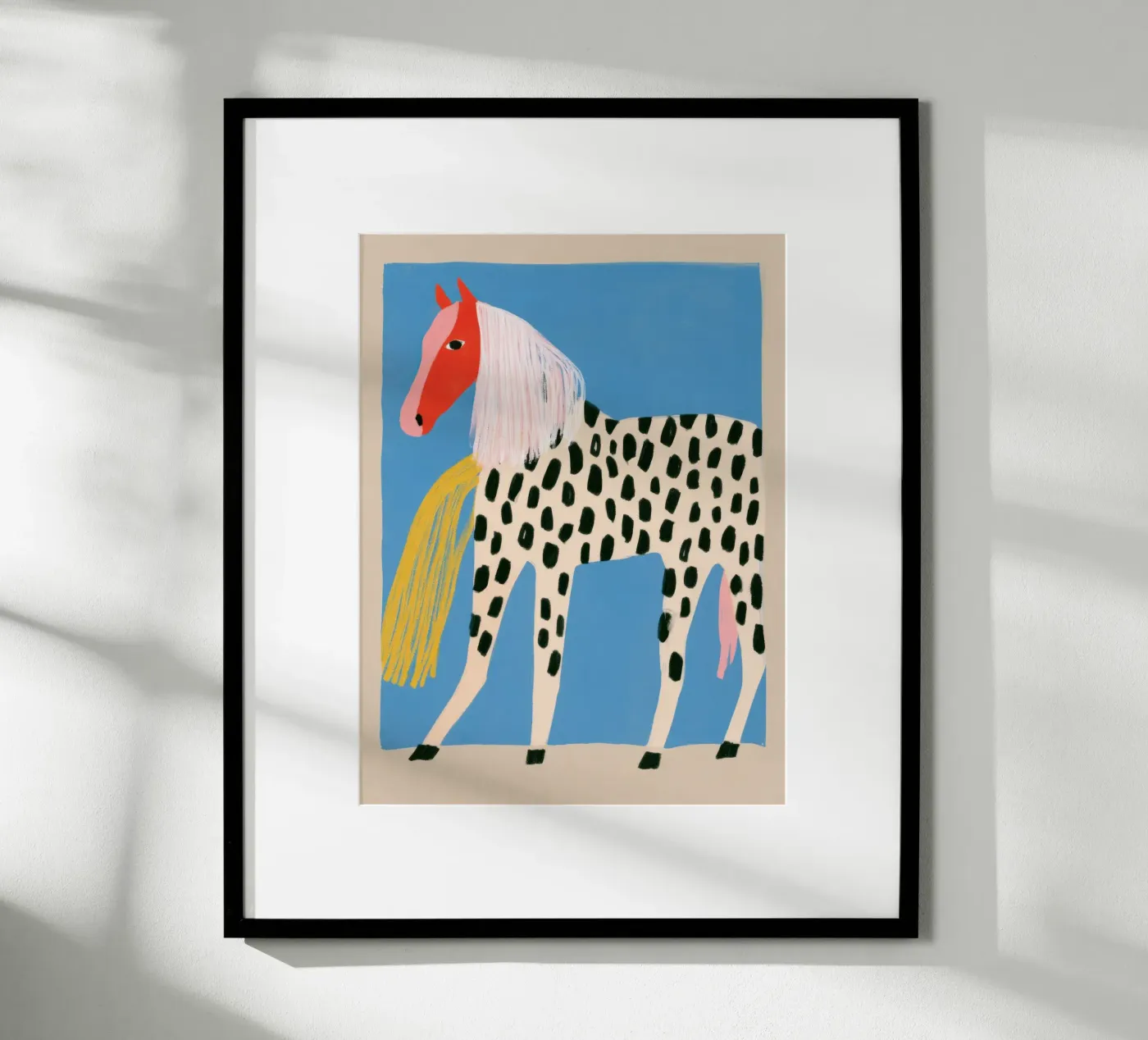 Cavallo maculato poster da Gaite