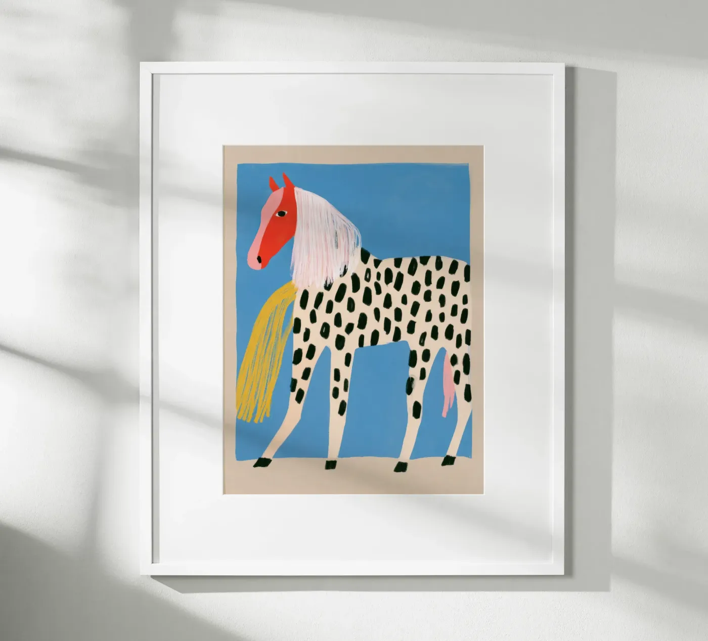 Cavallo maculato poster da Gaite