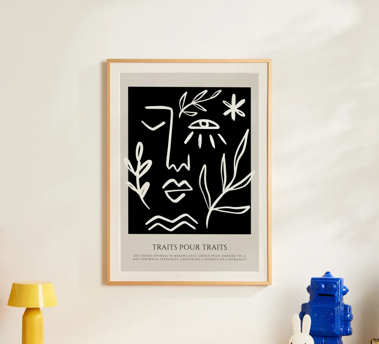 Schizzi di vita poster con telaio in legno da RS LAB STUDIO