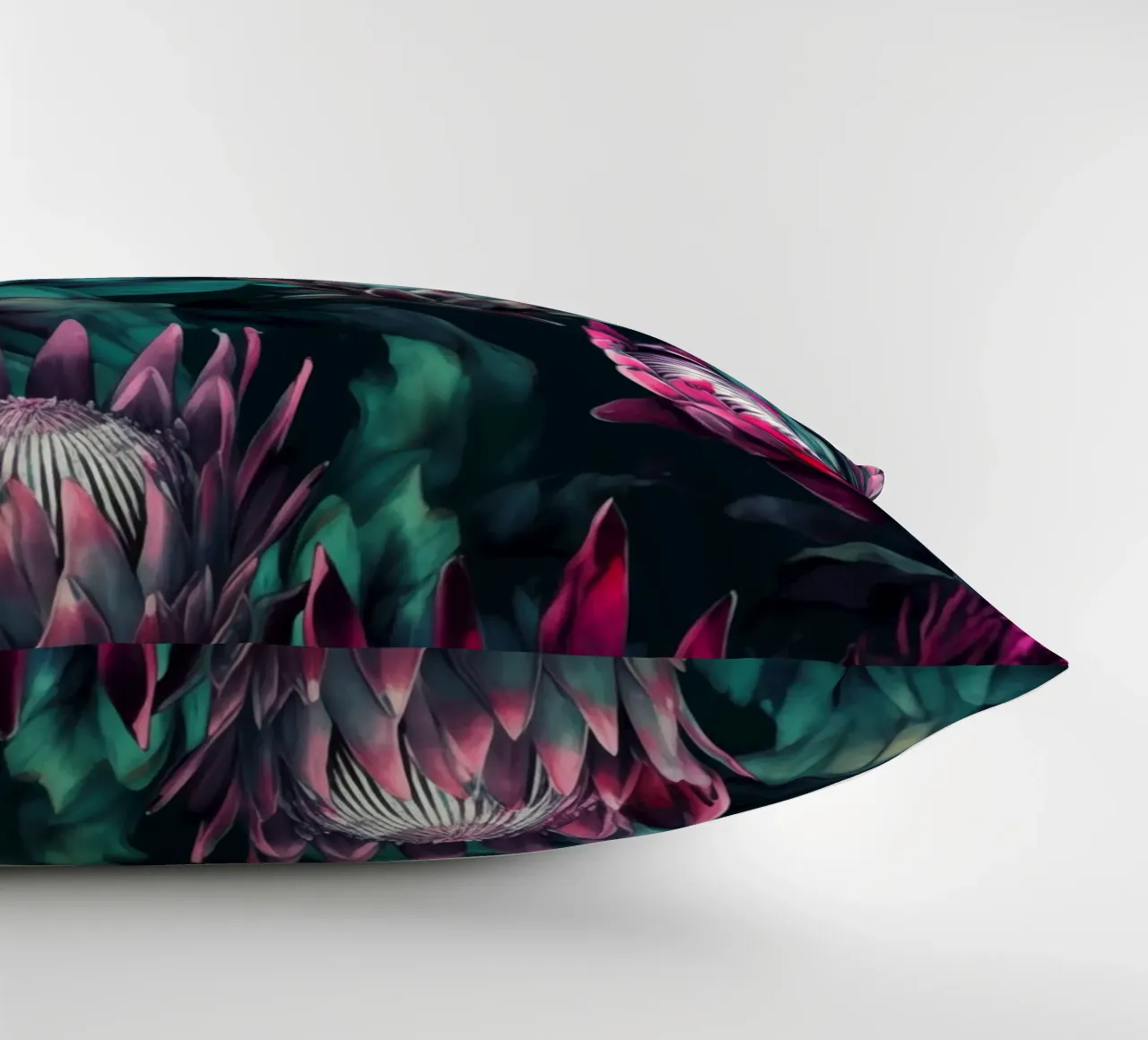 Fiori scuri arte della natura cuscino da Justyna Jaszke JBJart