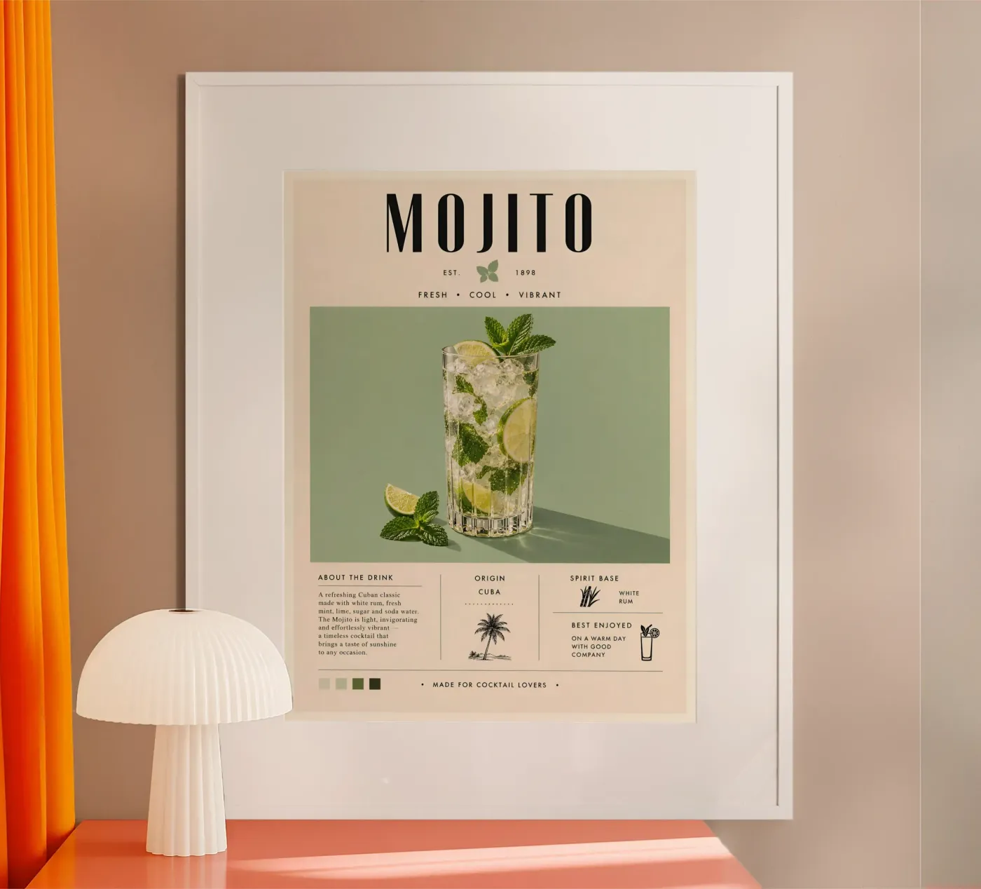 Mojito poster by Tabletime
