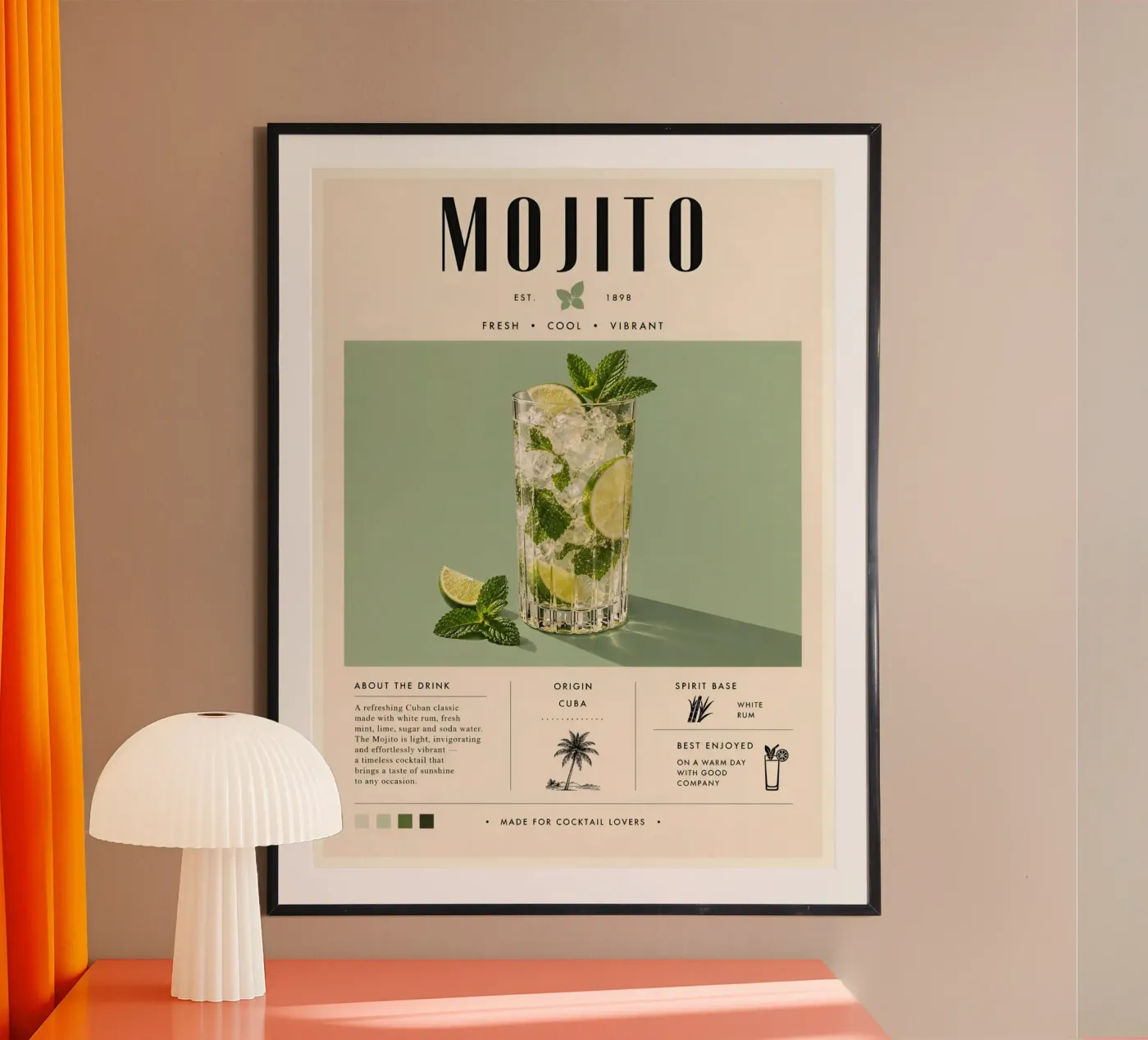 Mojito poster by Tabletime