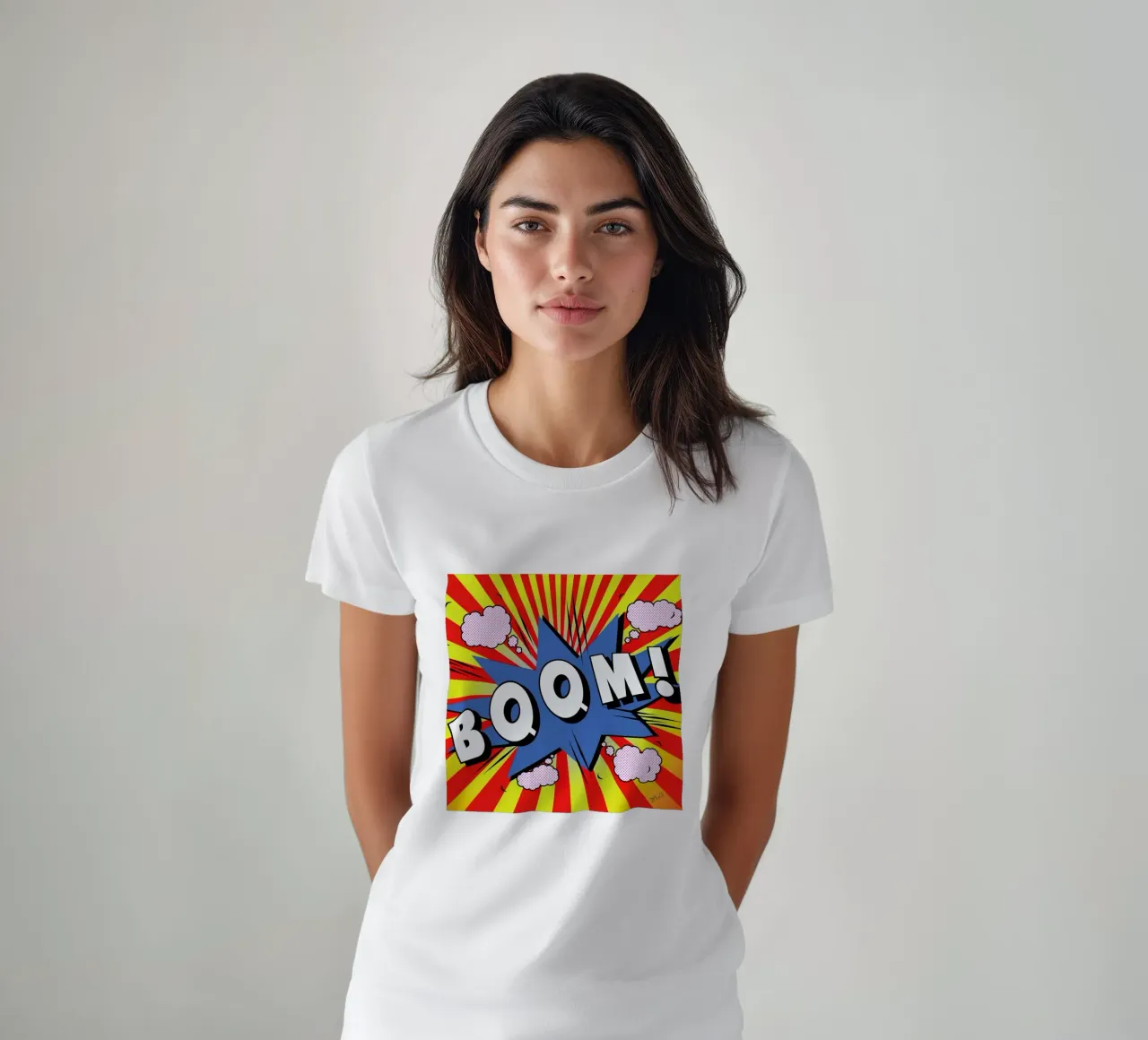 Boom! 5 t-shirt by Mark Ashkenazi