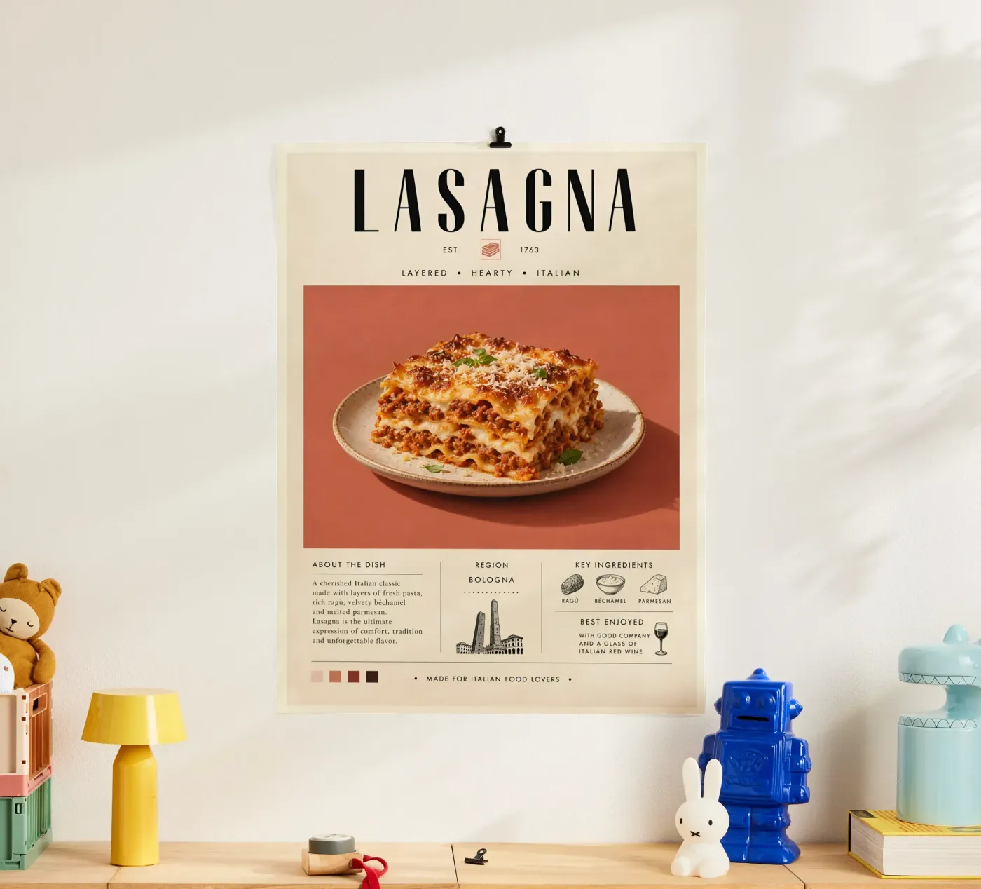 Lasagna poster da Tabletime
