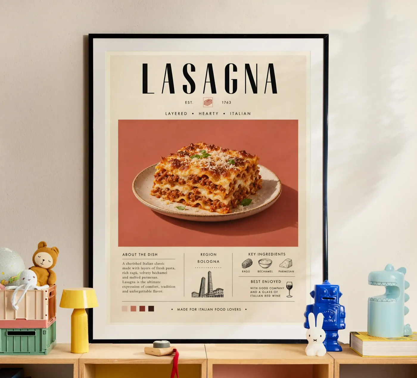 Lasagna poster da Tabletime
