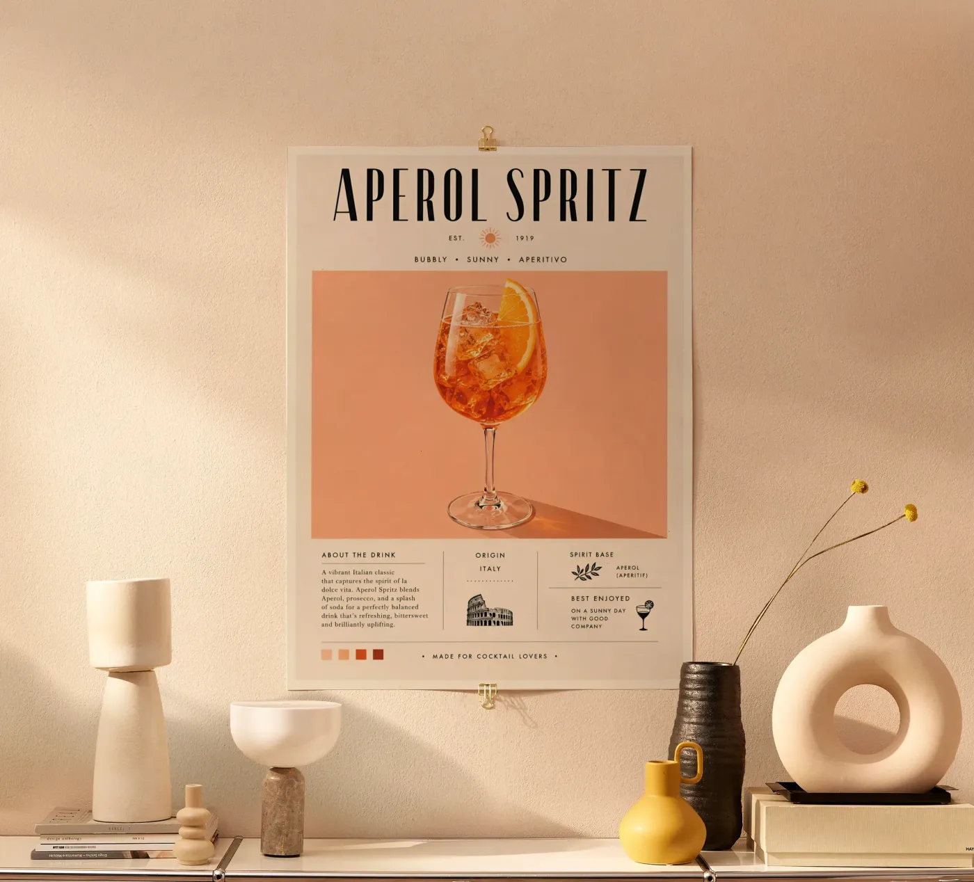 Aperol Spritz poster da Tabletime
