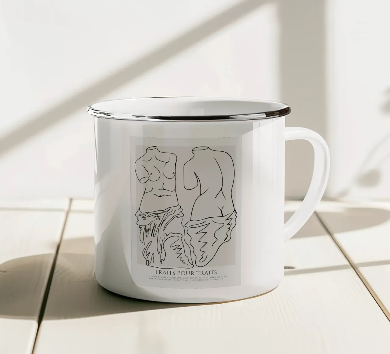 La dea tazza in smalto da RS LAB STUDIO