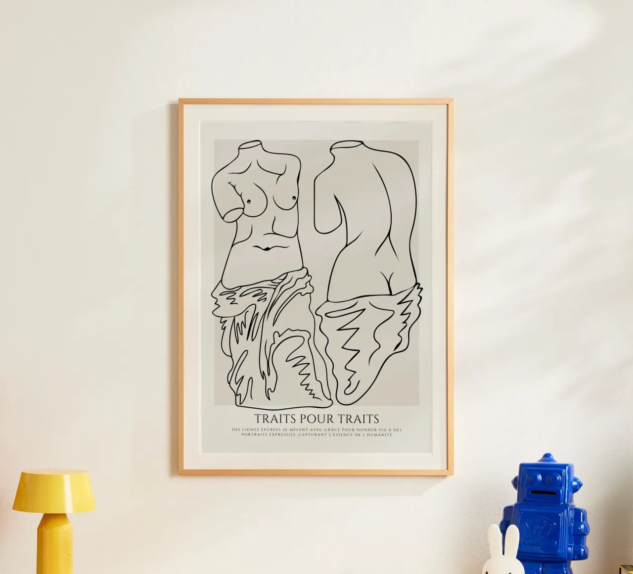 La dea poster con telaio in alluminio da RS LAB STUDIO