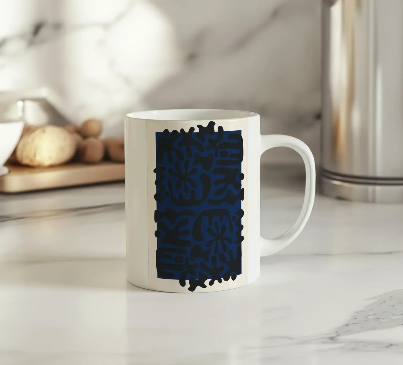 Infinite forms ceramic mug by RS LAB STUDIO