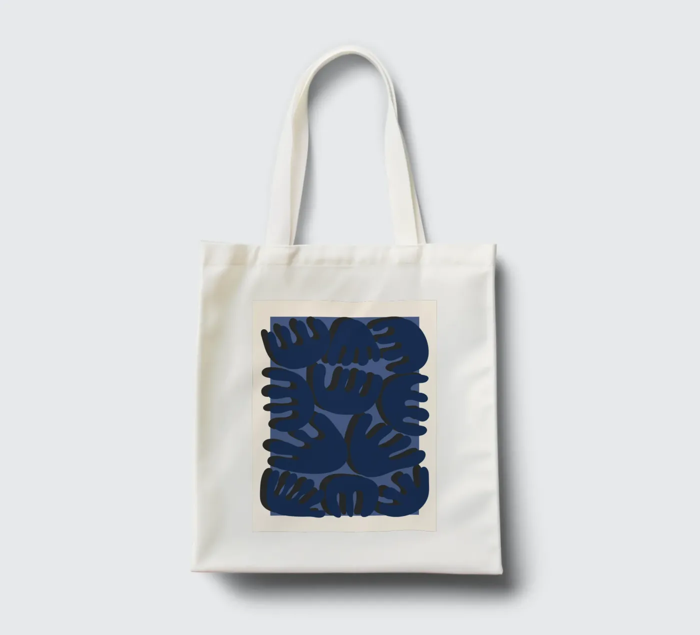 Rounded geometry tote bag by RS LAB STUDIO