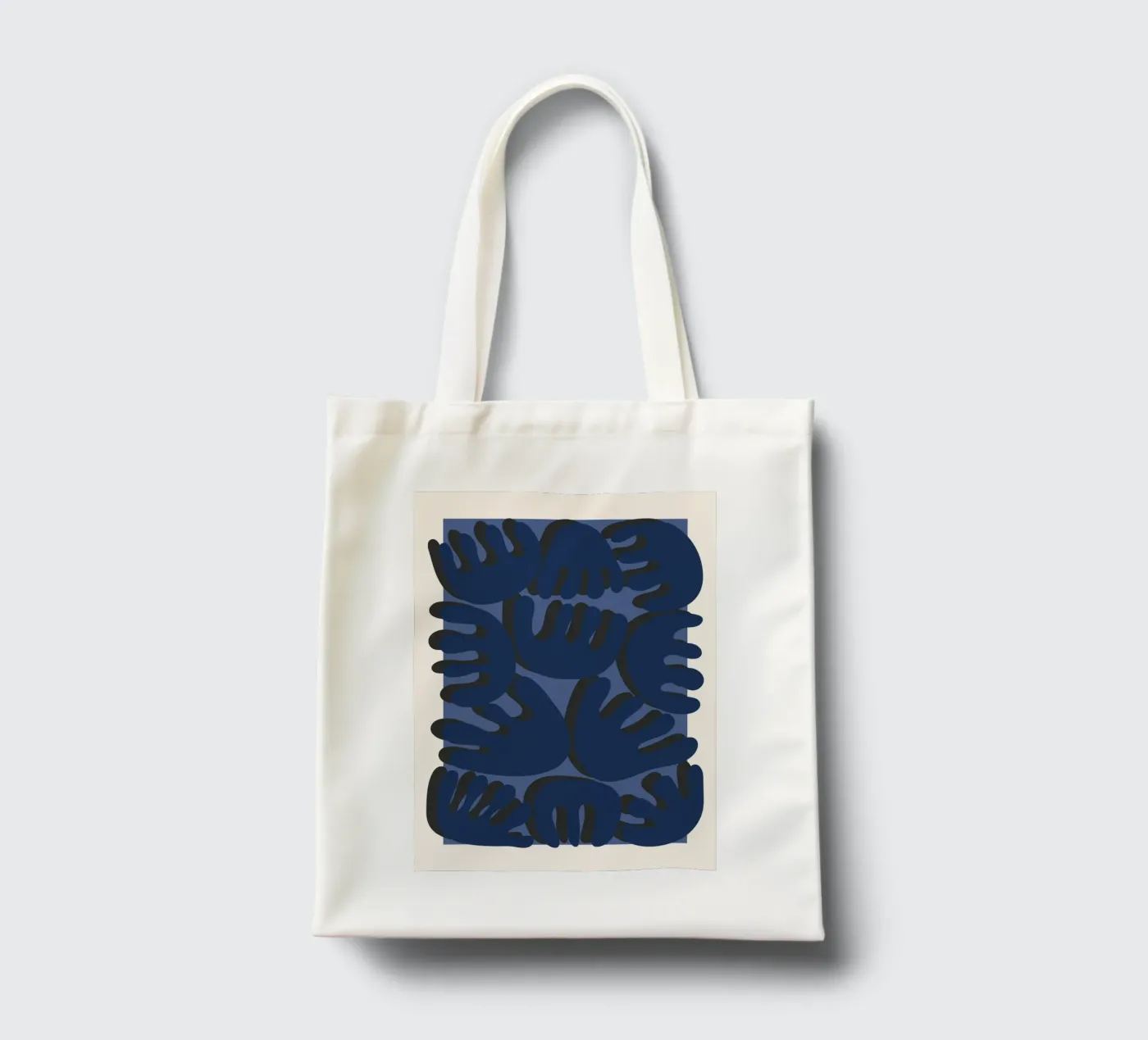 Rounded geometry tote bag by RS LAB STUDIO