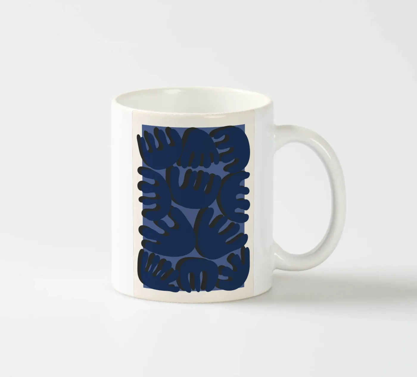 Rounded geometry ceramic mug by RS LAB STUDIO