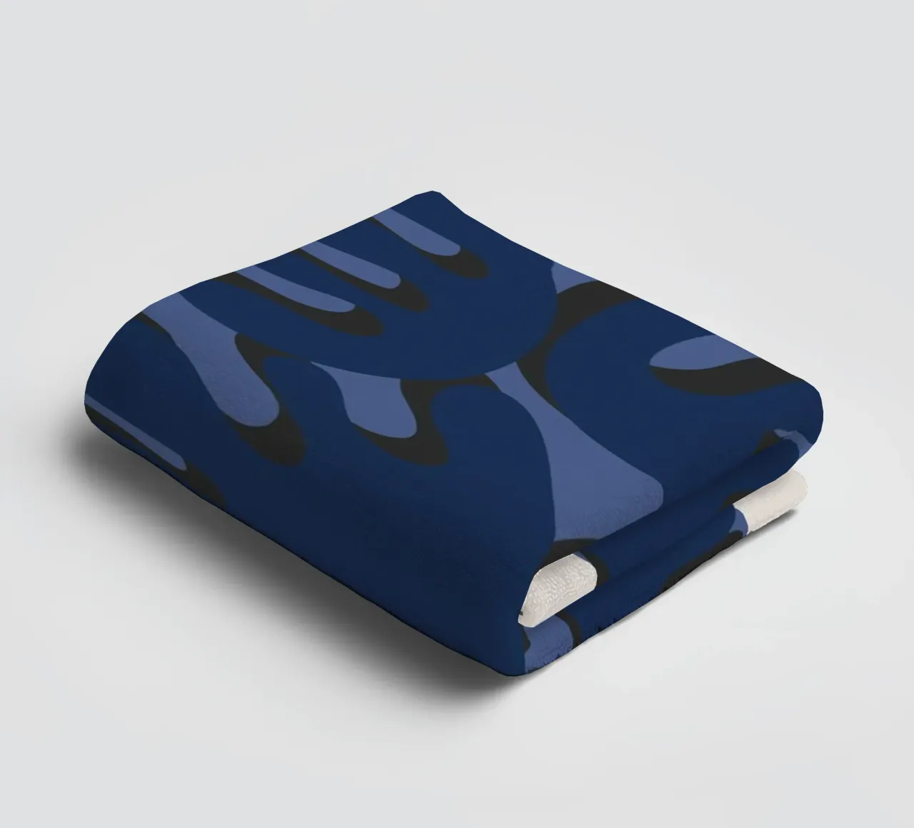 Rounded geometry towel by RS LAB STUDIO