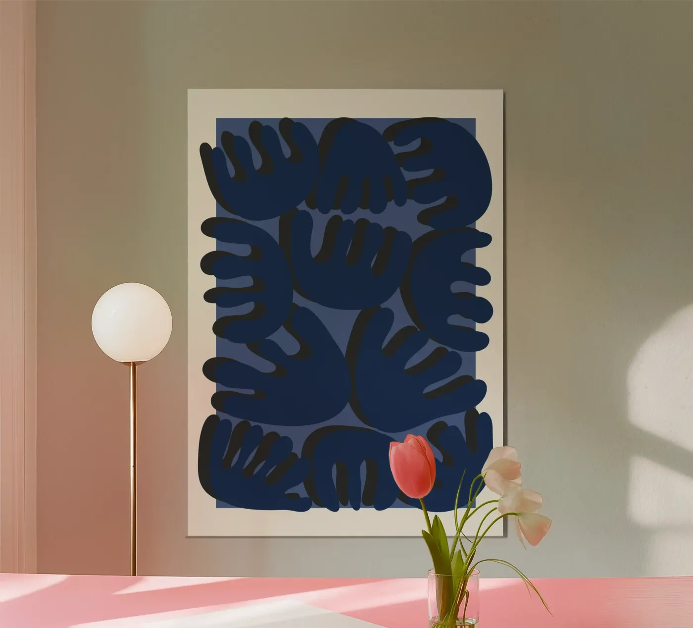 Rounded geometry poster by RS LAB STUDIO