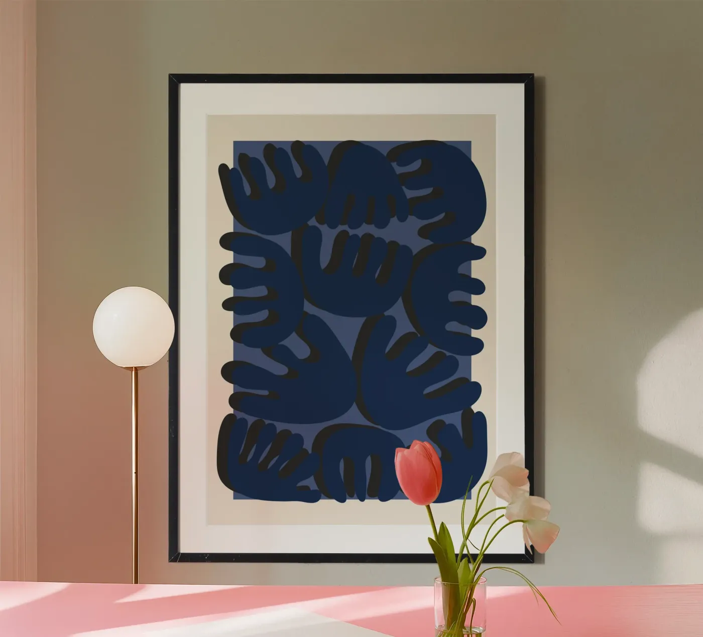 Rounded geometry poster by RS LAB STUDIO