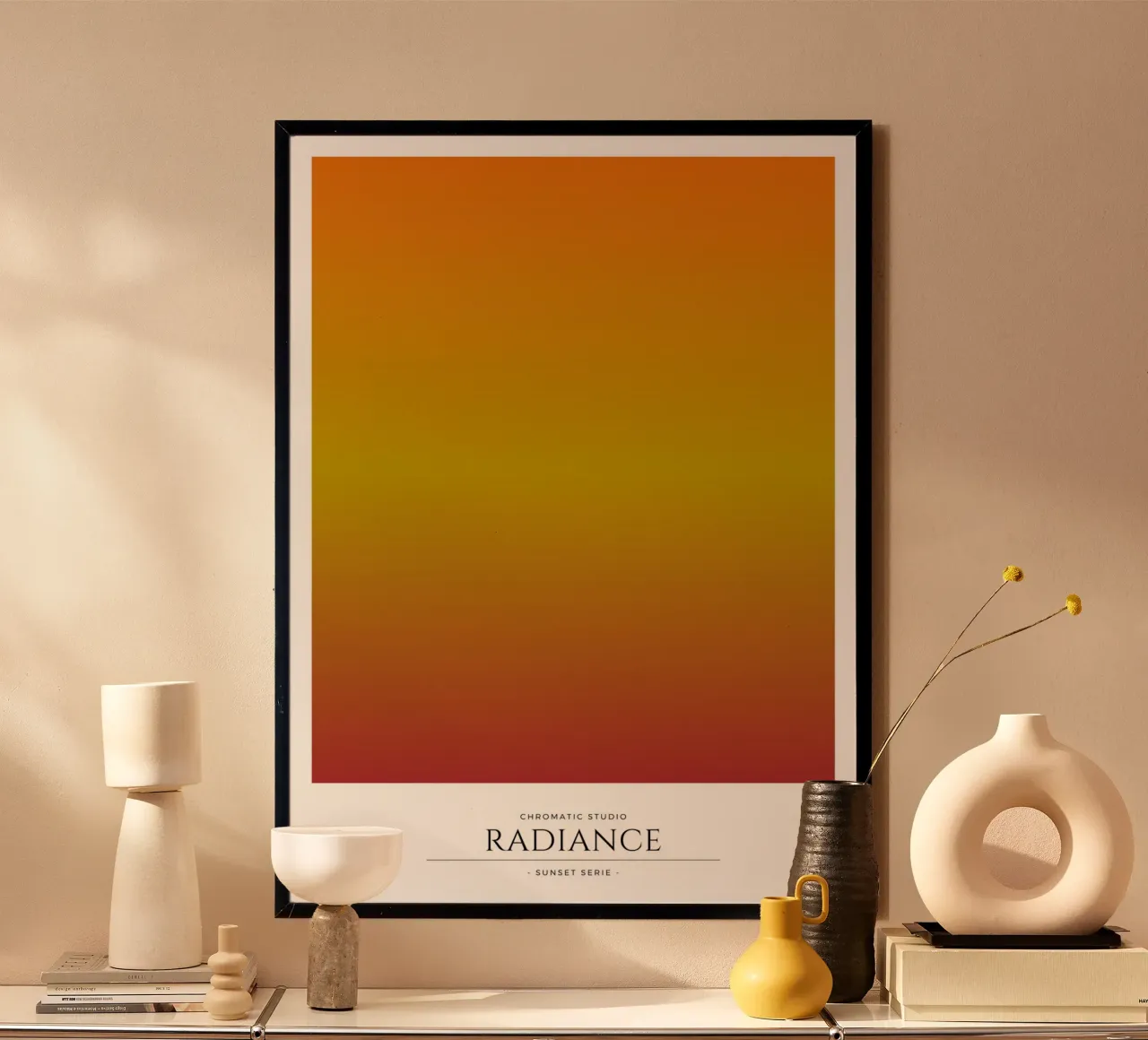 Uitstraling poster met kunststof frame van RS LAB STUDIO