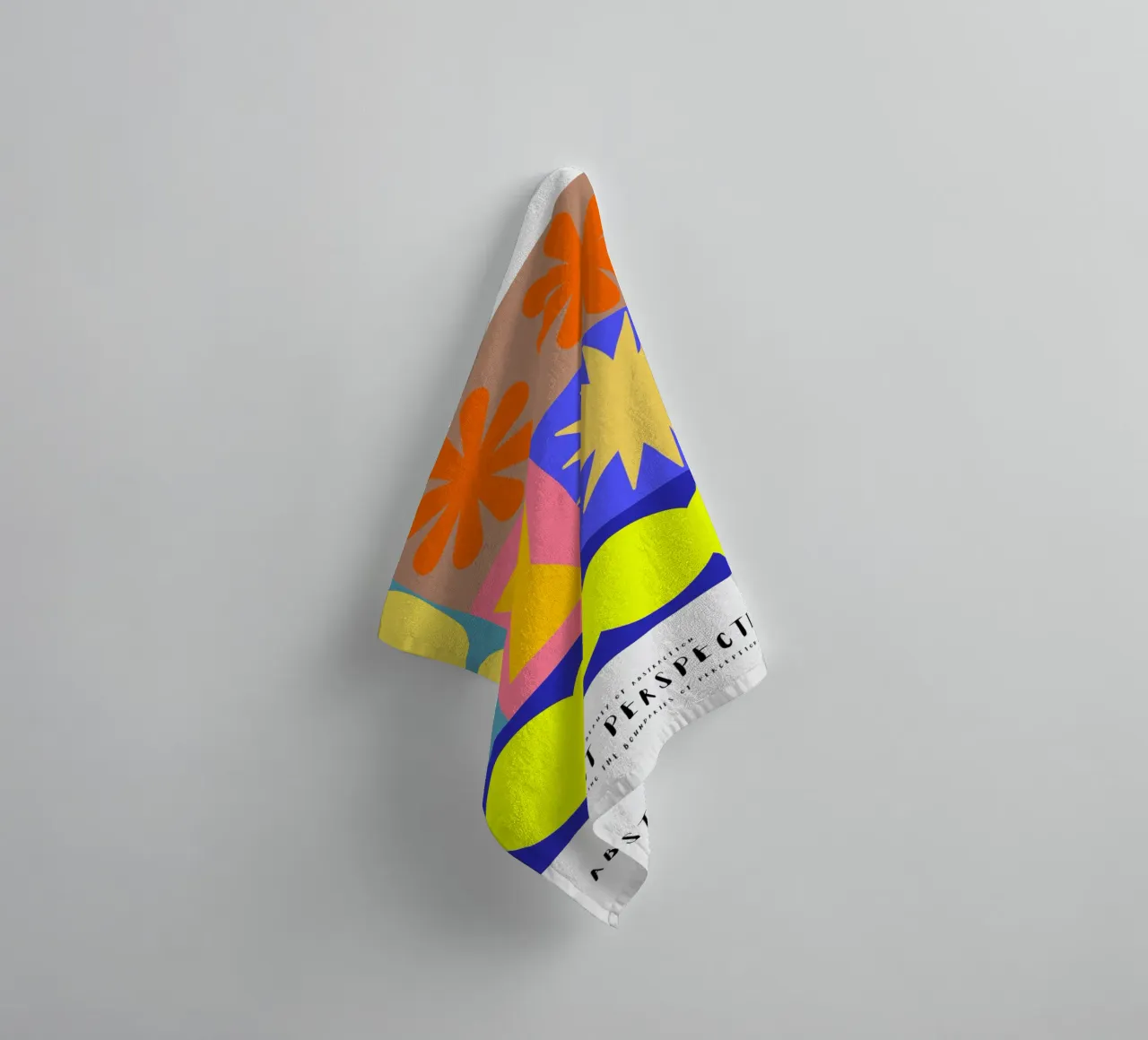 Infinite Symmetry towel by RS LAB STUDIO