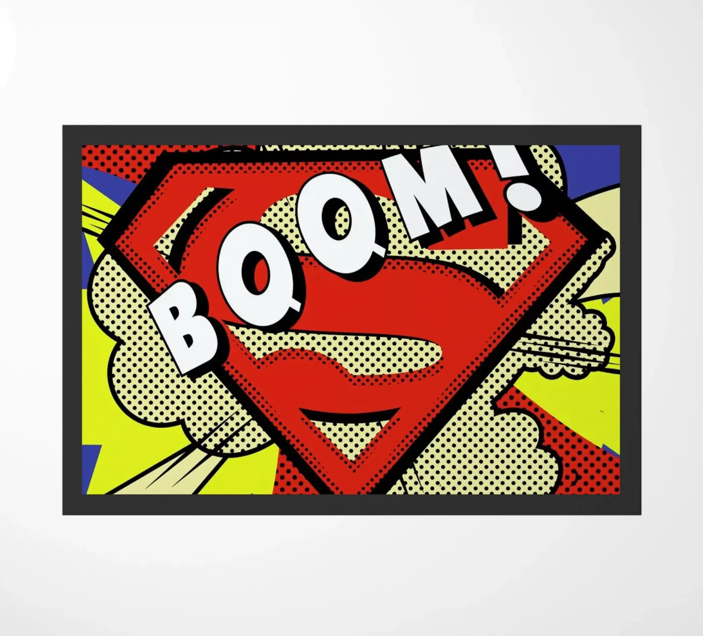 Boom! doormat by Mark Ashkenazi