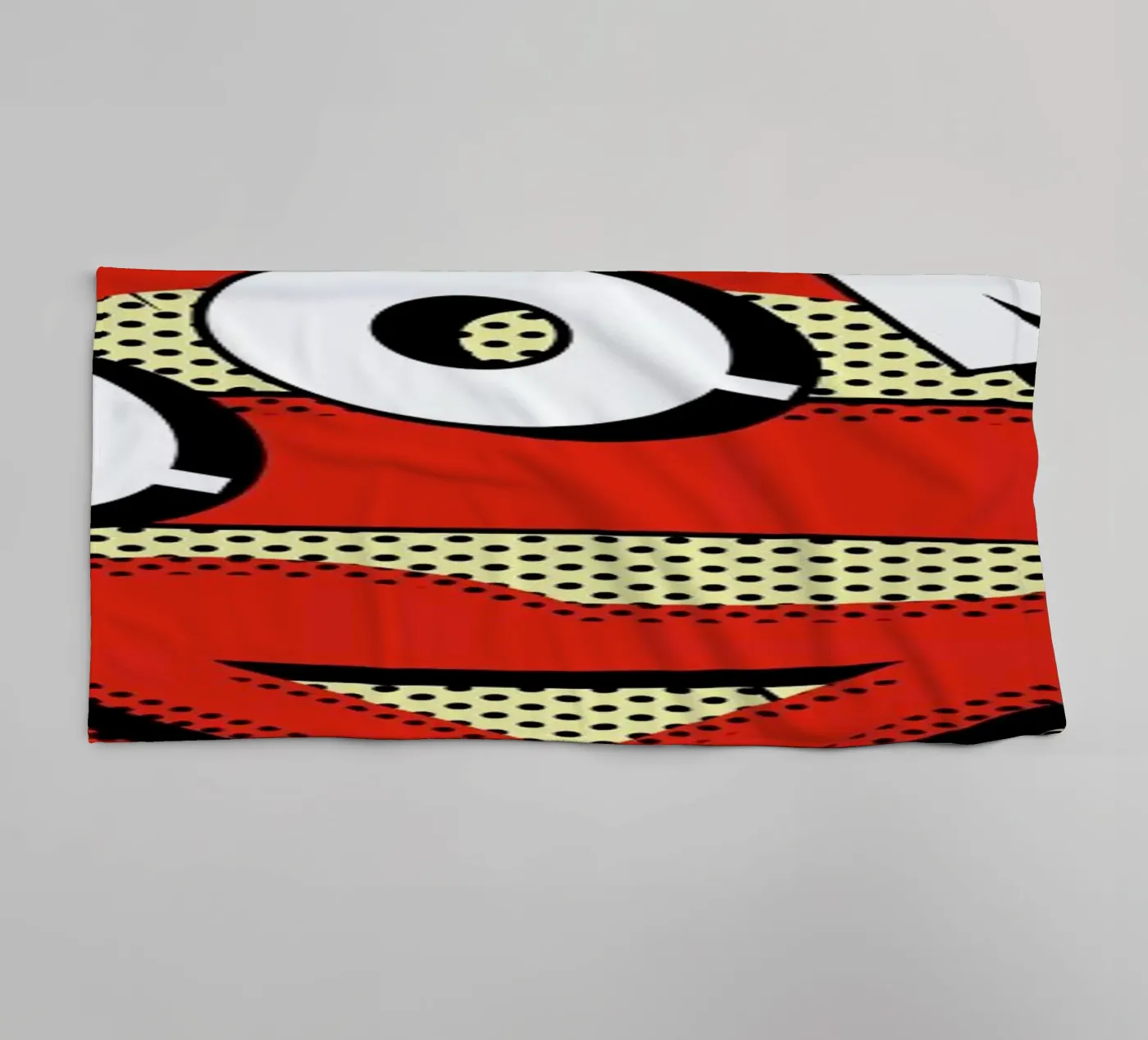 Boom! towel by Mark Ashkenazi