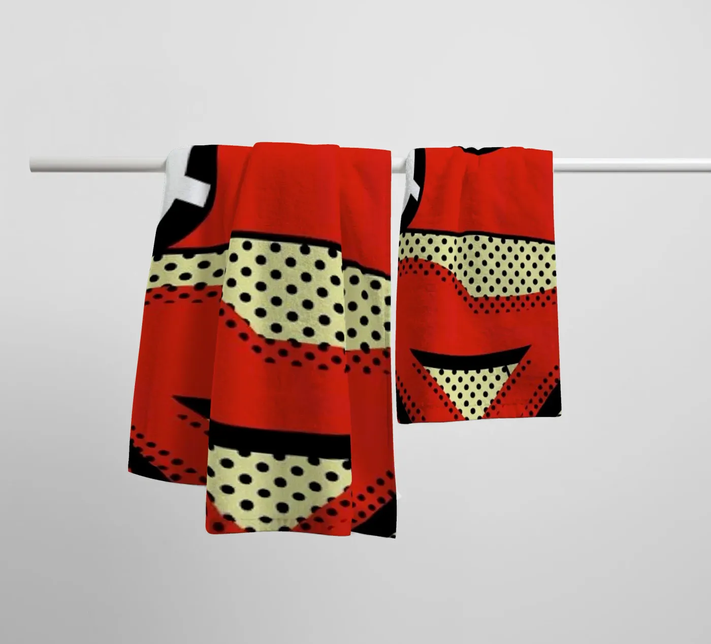 Boom! towel by Mark Ashkenazi