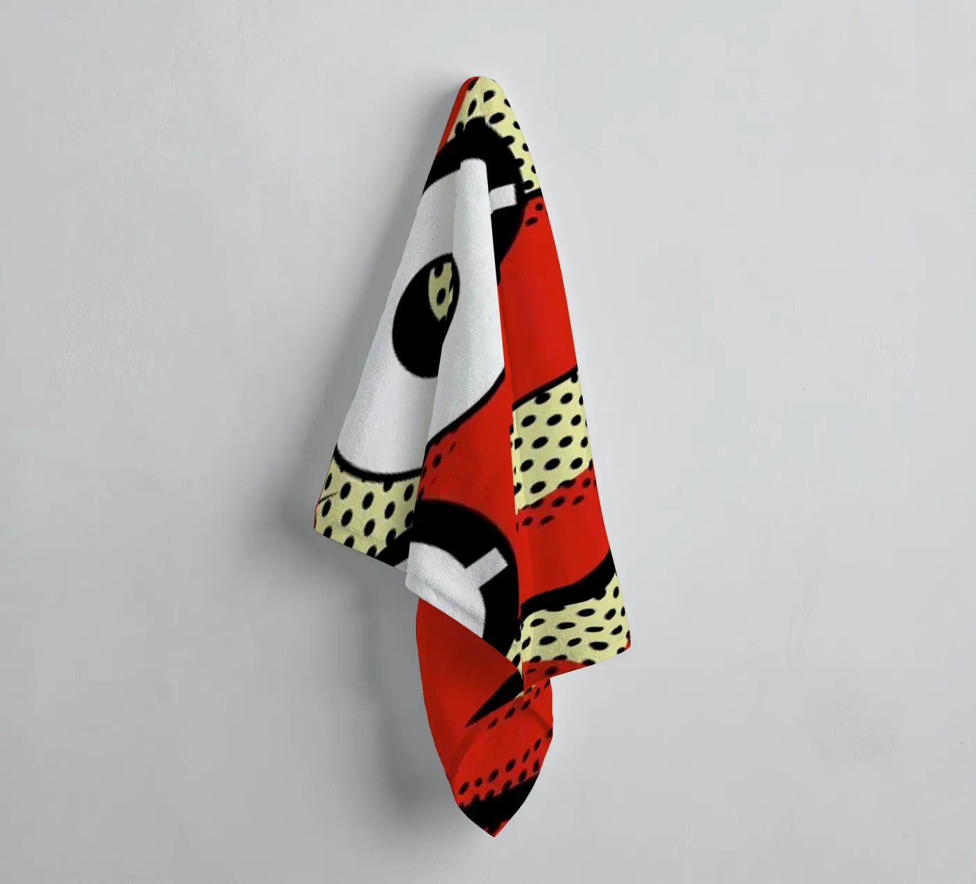 Boom! towel by Mark Ashkenazi