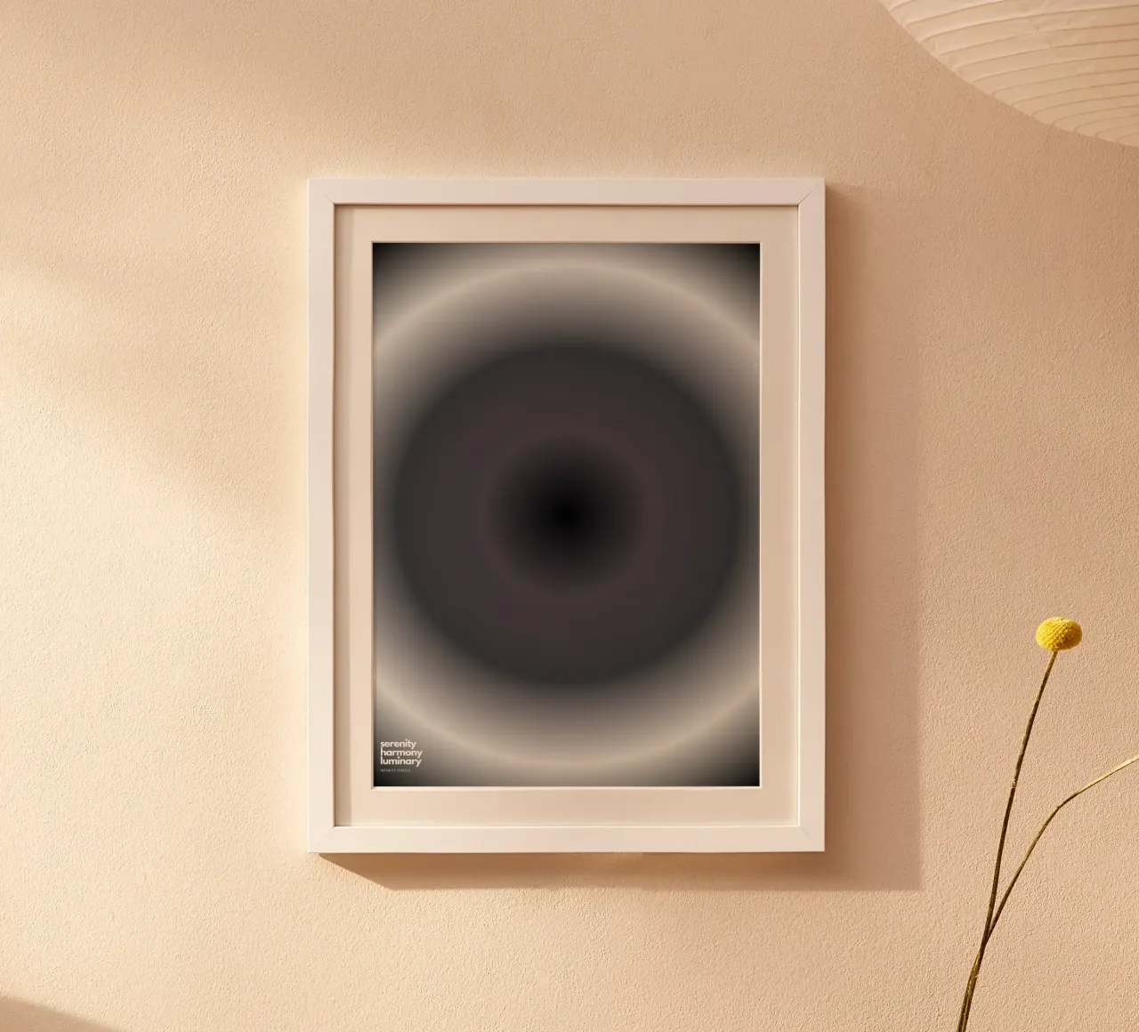 Luce celeste poster con telaio in legno da RS LAB STUDIO