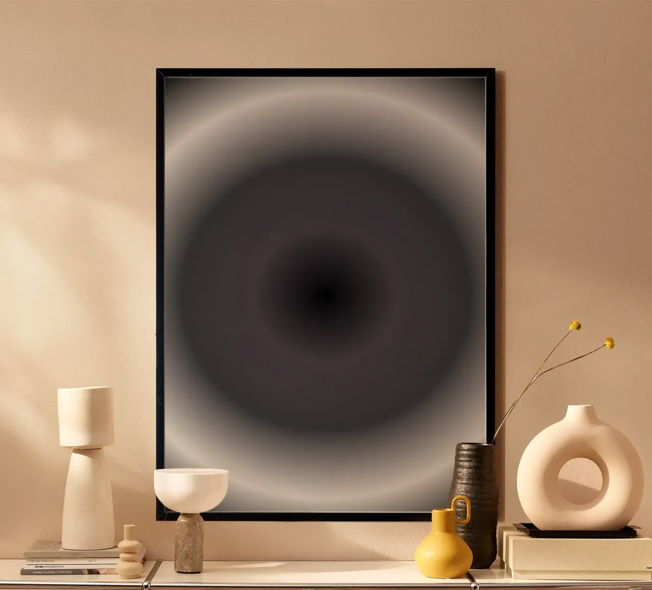 Luce celeste poster con telaio in legno da RS LAB STUDIO