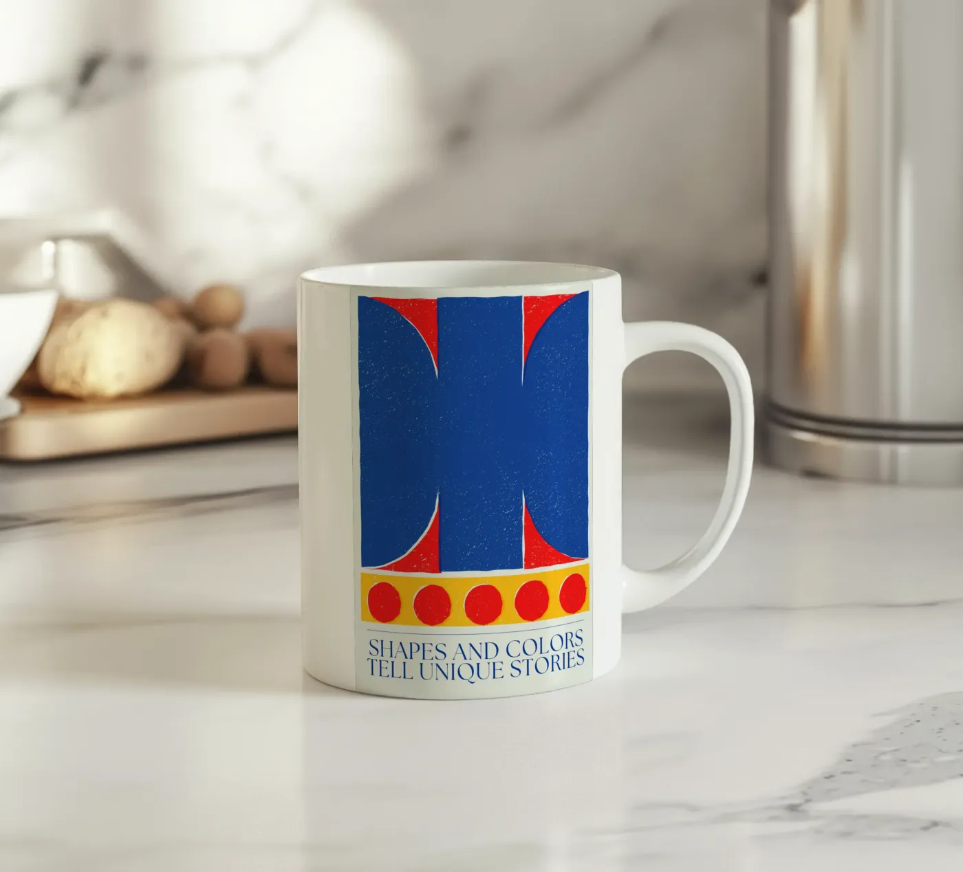 Visual Melody ceramic mug by RS LAB STUDIO