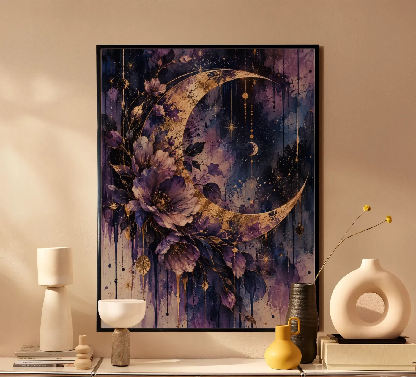 Celestial Bloom poster by NoirBlush Studio