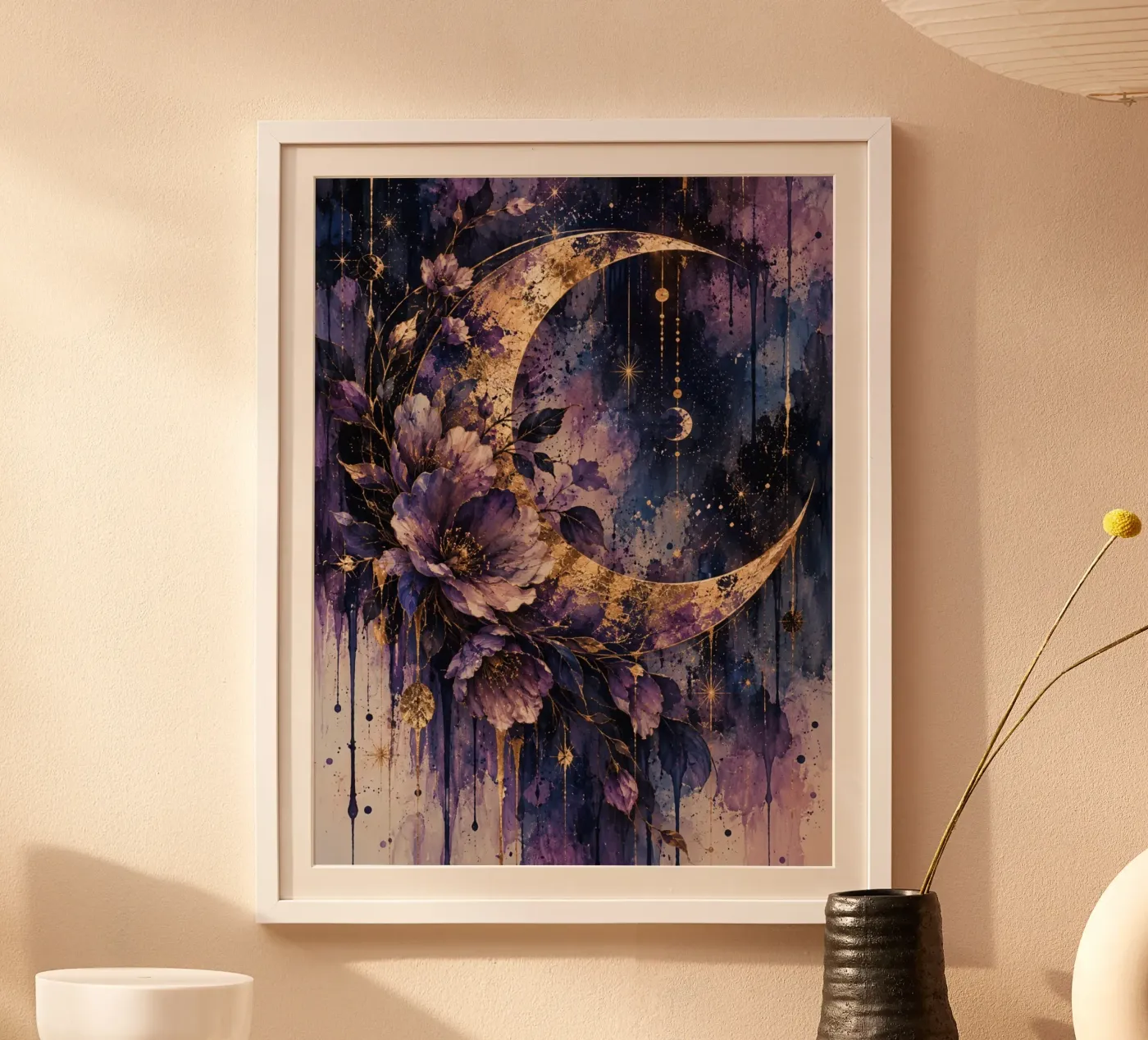 Celestial Bloom poster by NoirBlush Studio