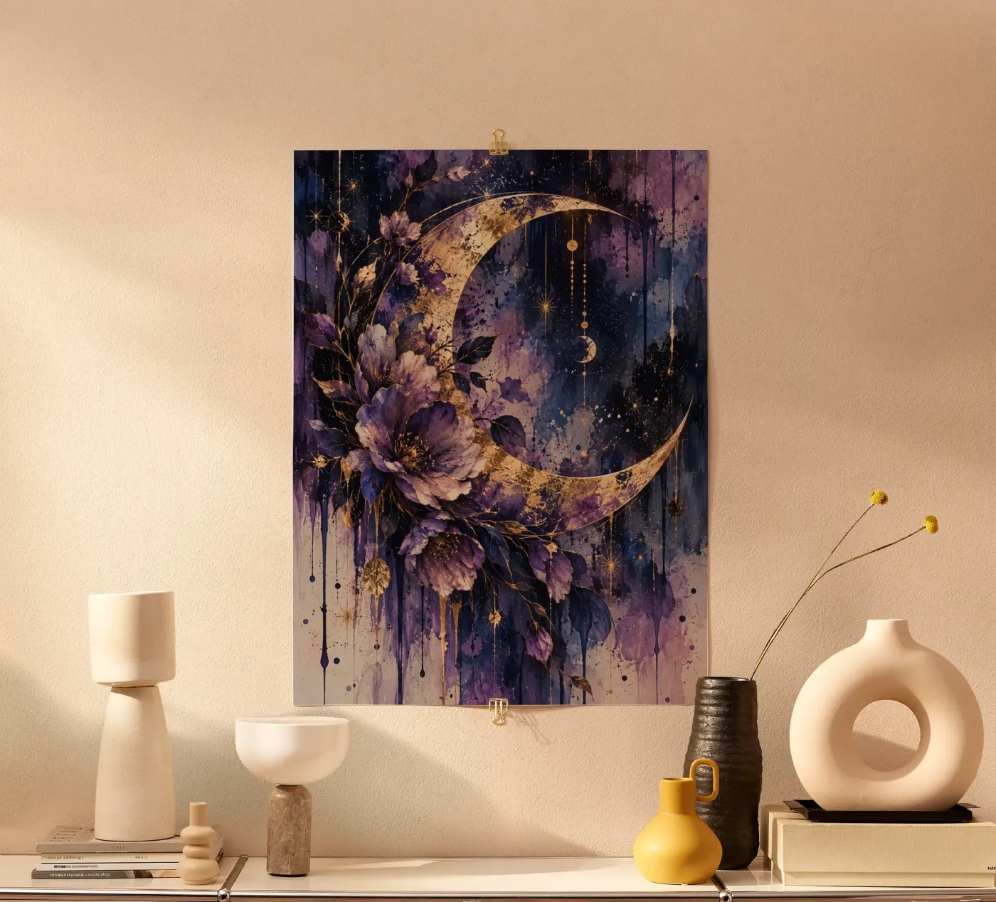 Celestial Bloom poster by NoirBlush Studio