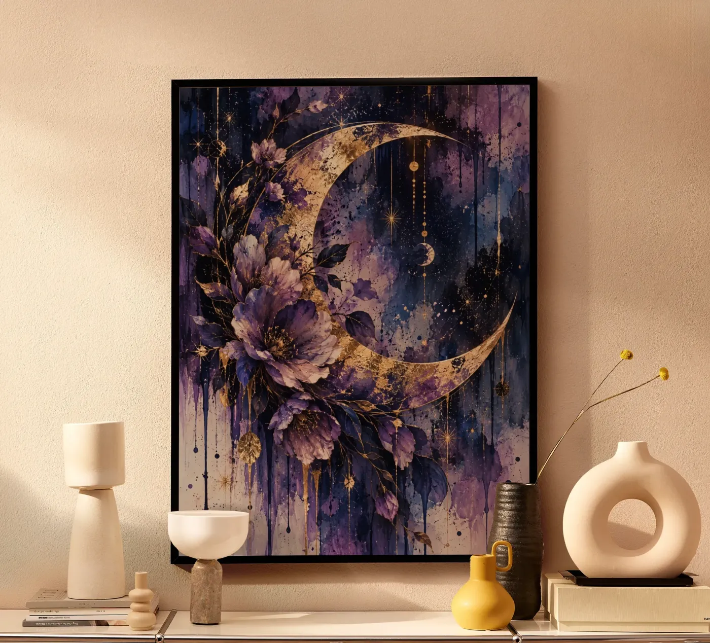 Celestial Bloom poster by NoirBlush Studio