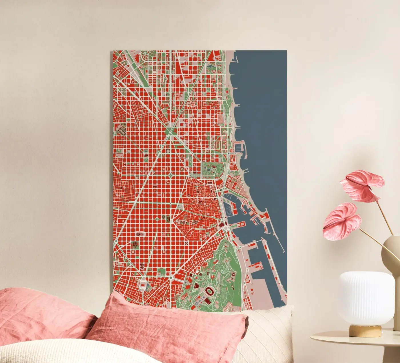 Barcelona Classic plexiglass da Planos Urbanos