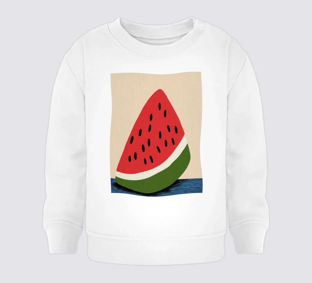 Fetta di anguria estiva felpa neonato da Pop and Fruits - Affiches & posters