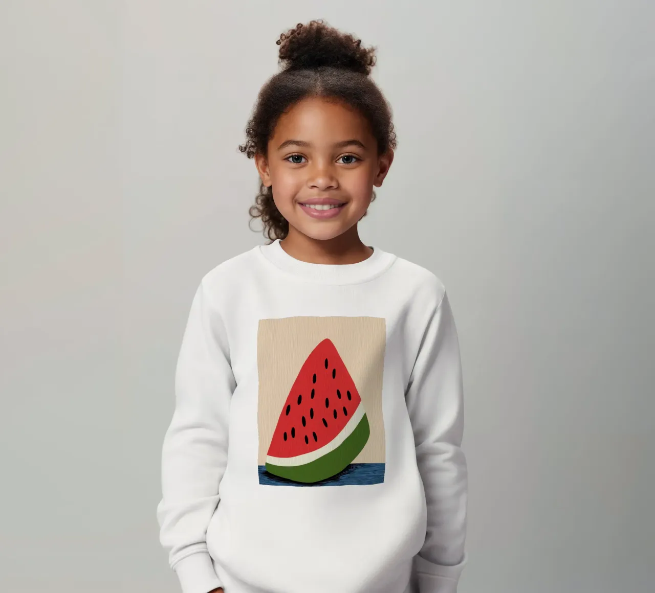 Fetta di anguria estiva felpa bambino da Pop and Fruits - Affiches & posters