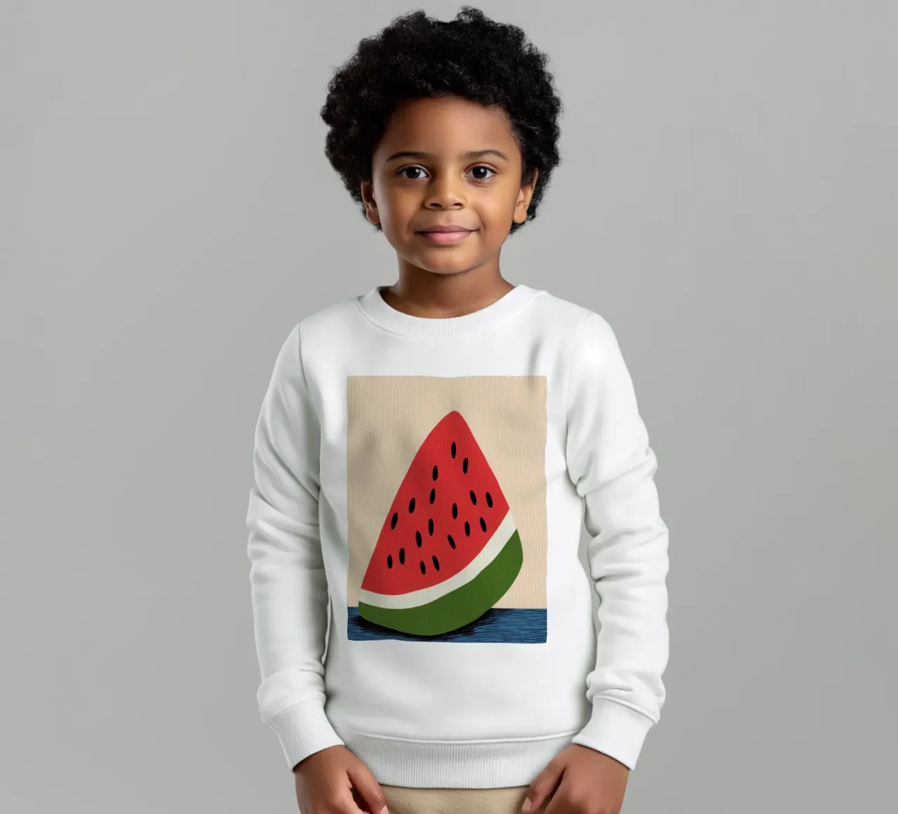 Fetta di anguria estiva felpa bambino da Pop and Fruits - Affiches & posters