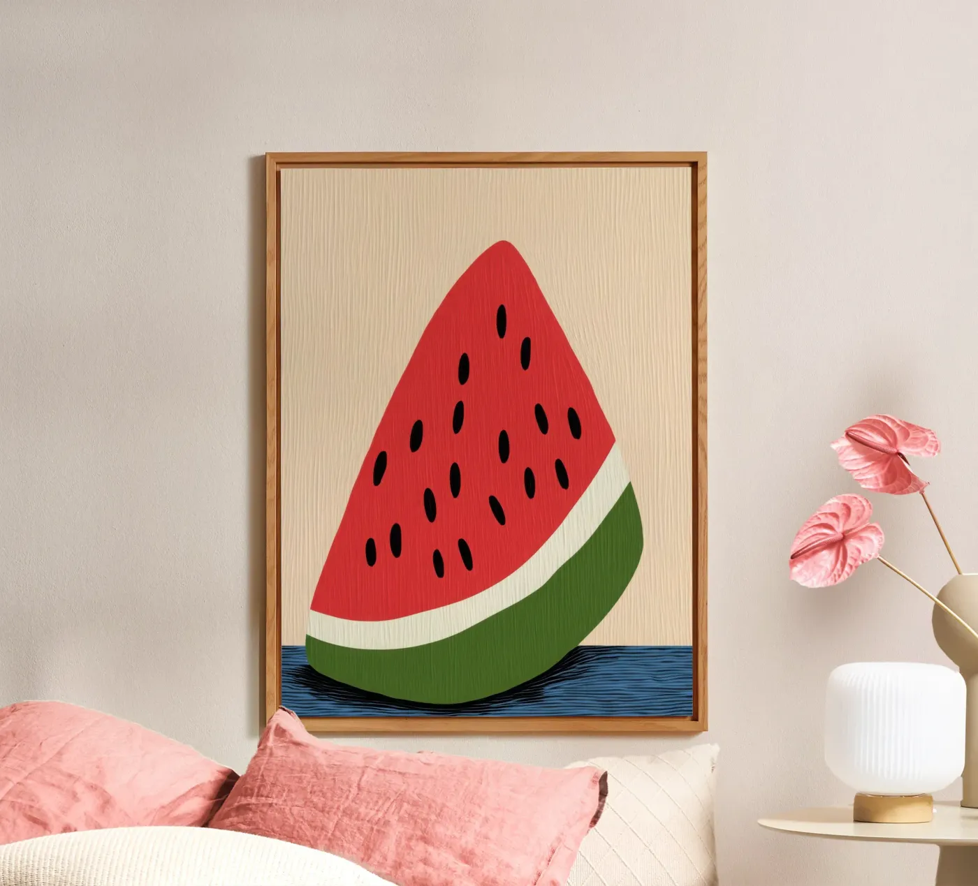 Summer Watermelon Slice forex plate by Pop and Fruits - Affiches & posters
