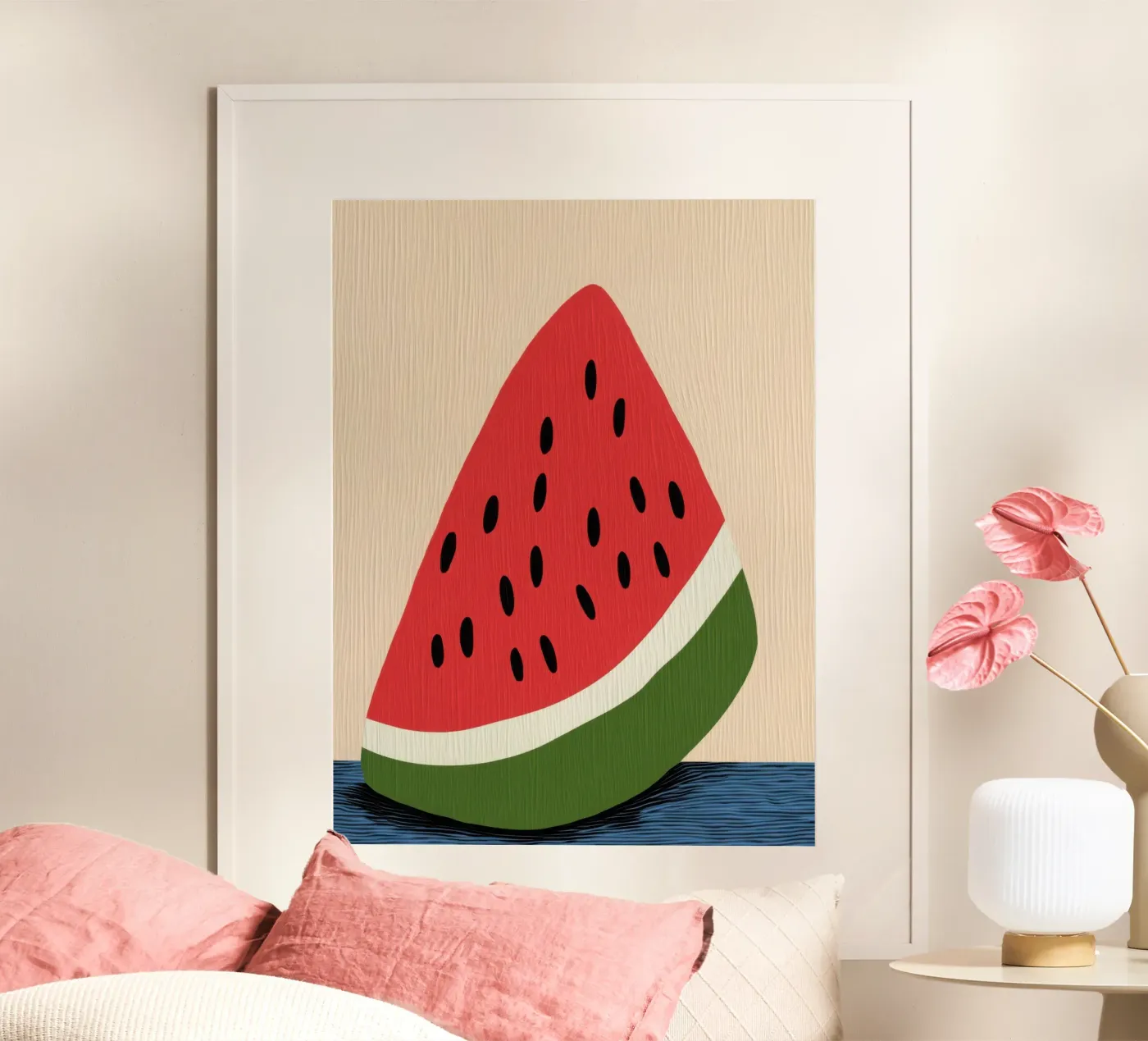 Summer Watermelon Slice poster by Pop and Fruits - Affiches & posters