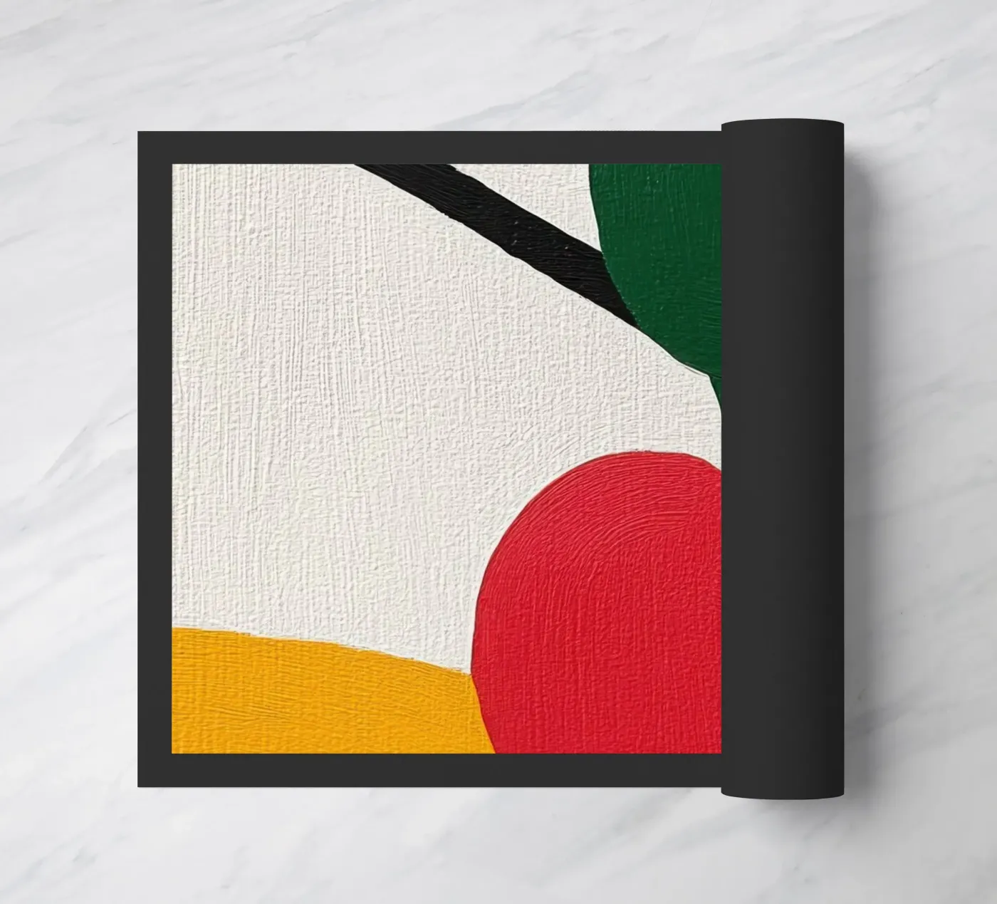 Geometric cherry zerbino da Pop and Fruits - Affiches & posters